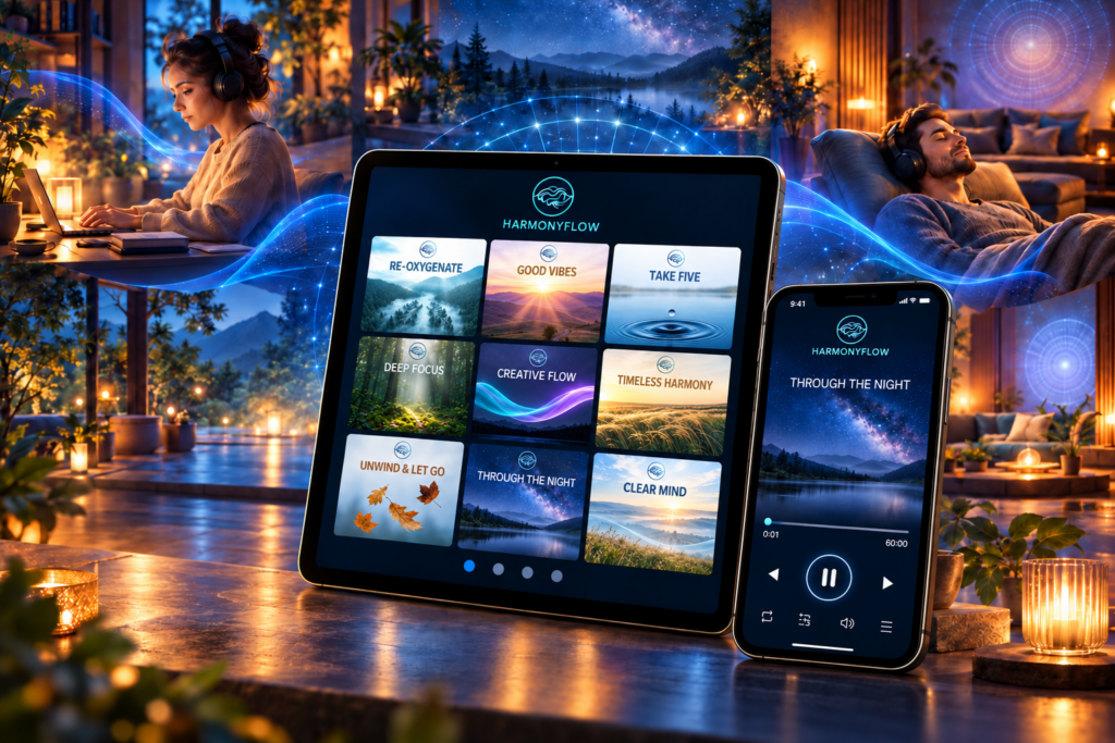 Harmony Flow’s nine-cover library